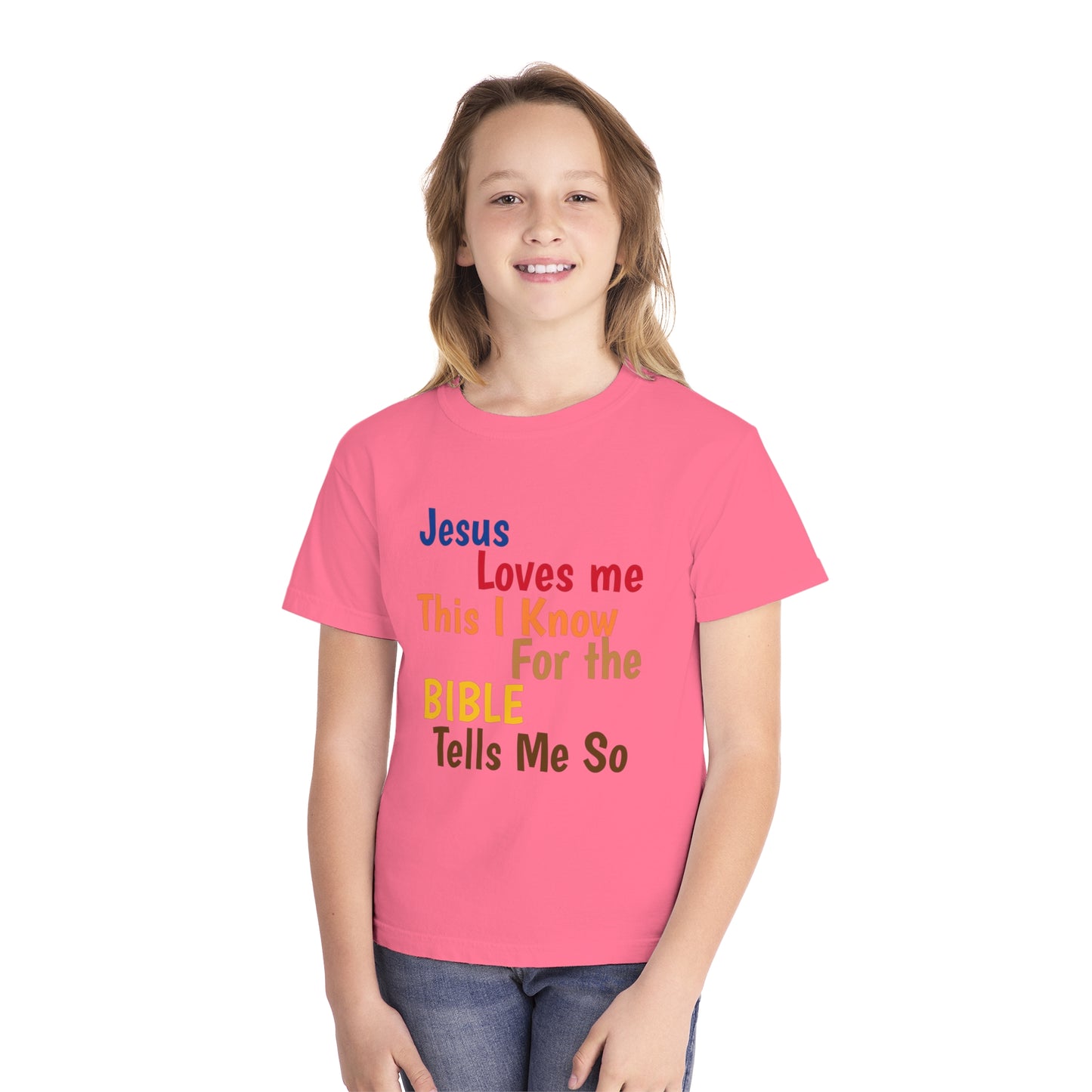 JESUS LOVES ME YOUTH TEE