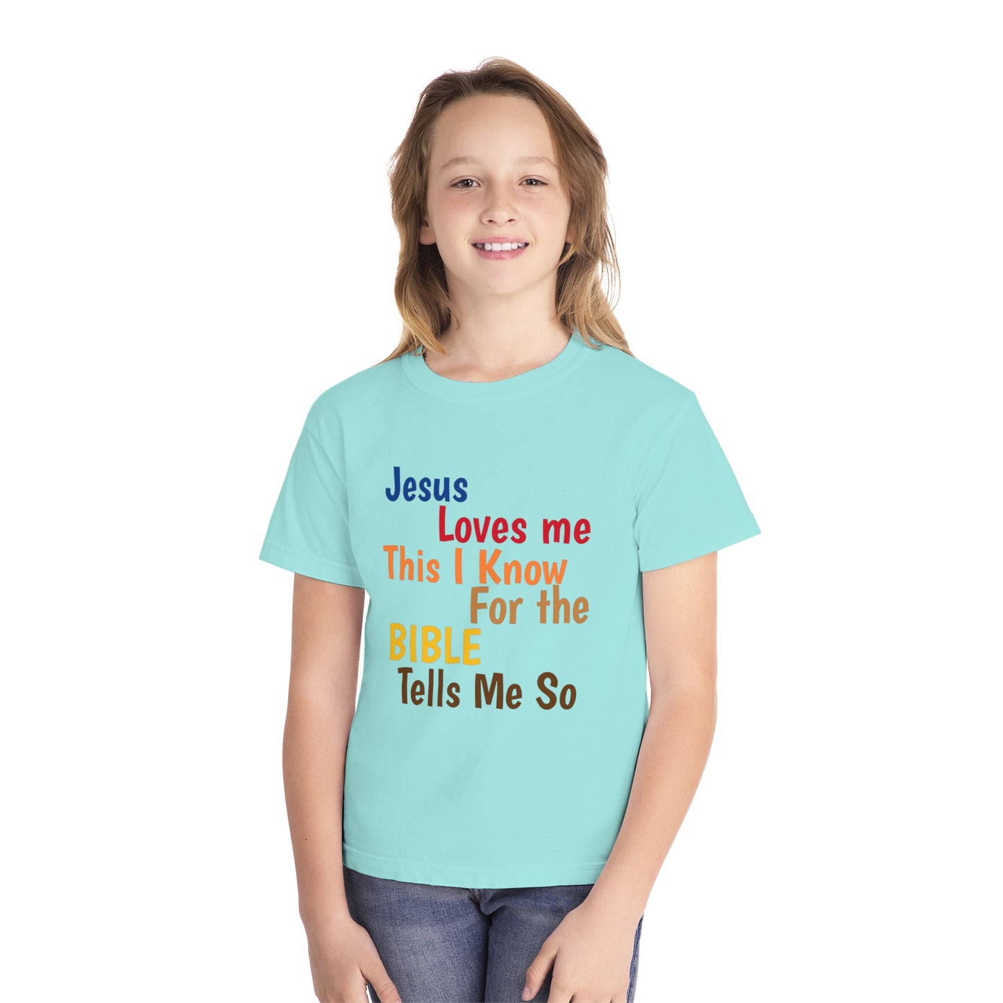 JESUS LOVES ME YOUTH TEE