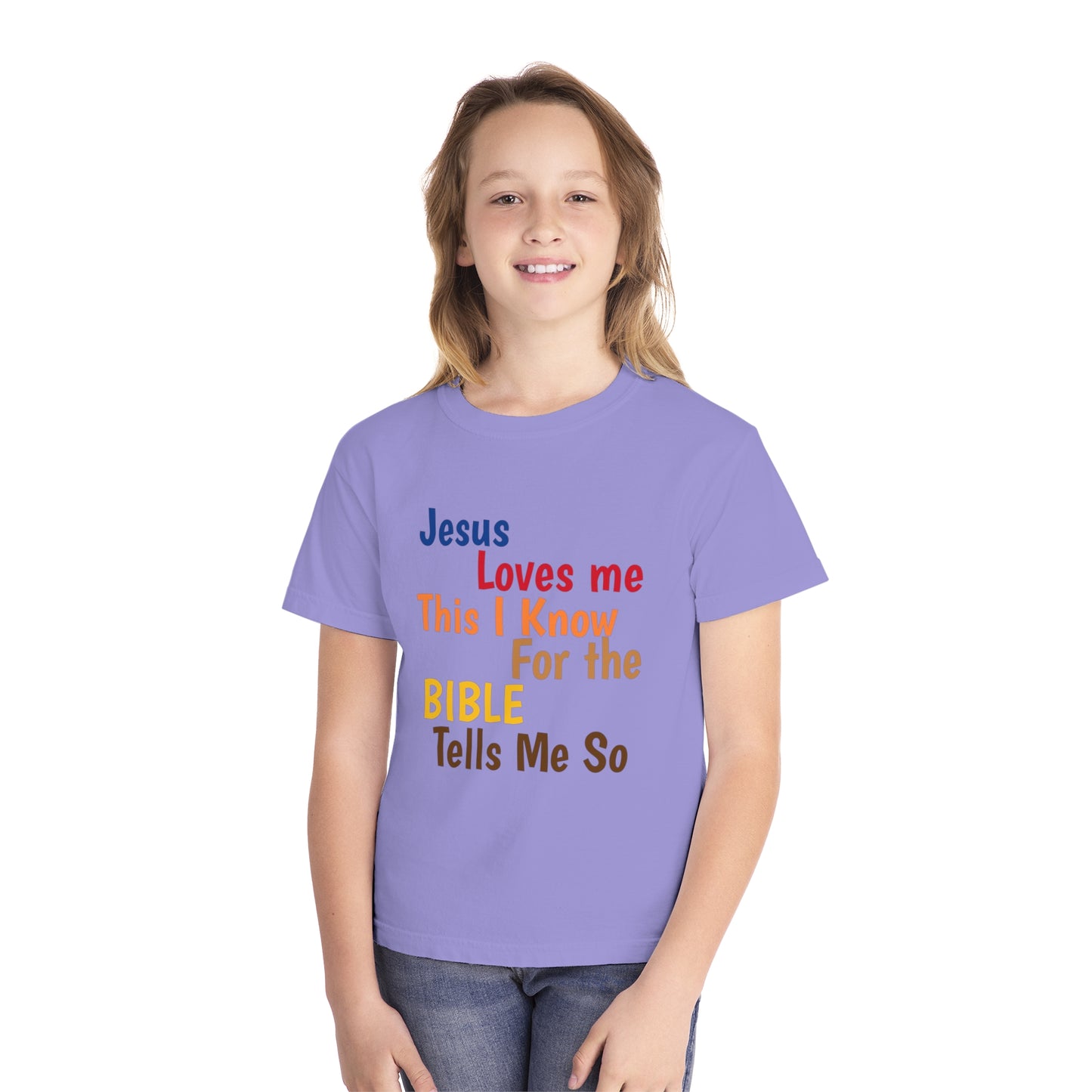 JESUS LOVES ME YOUTH TEE