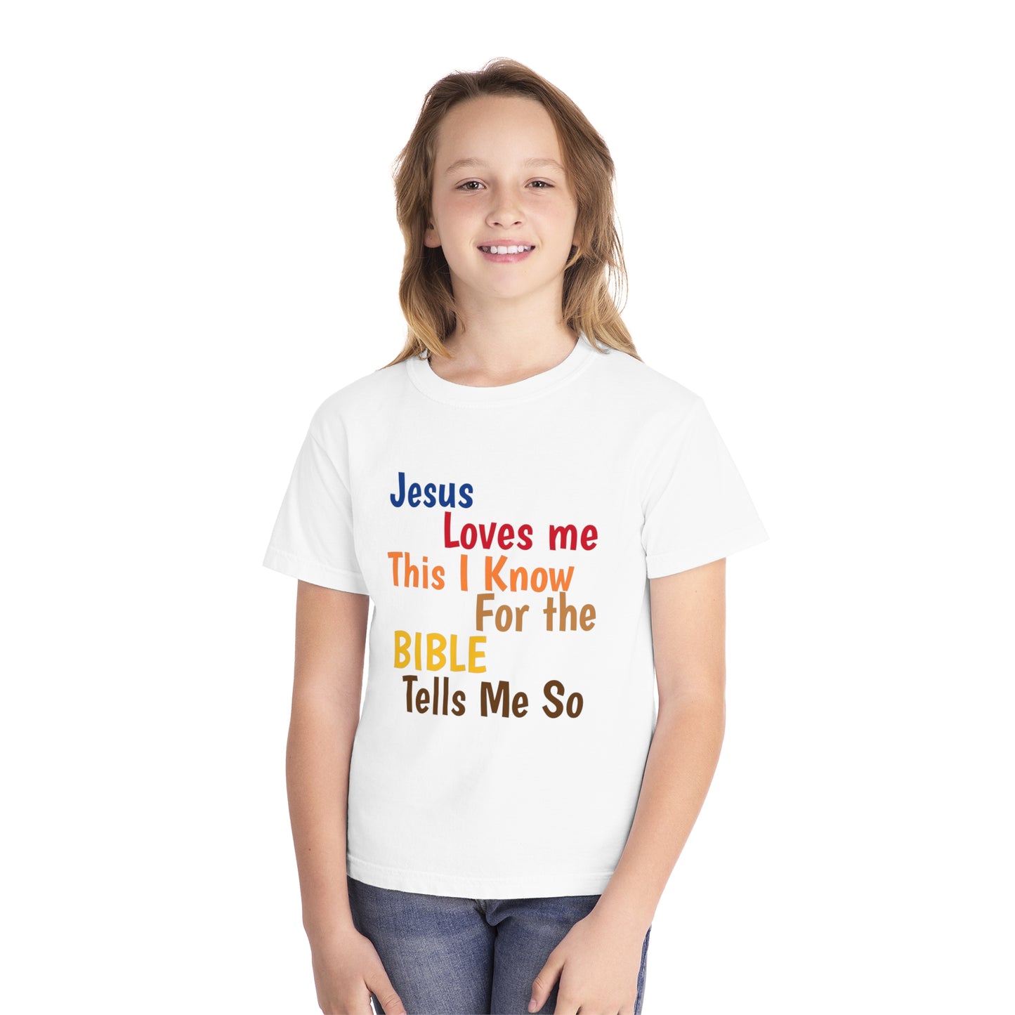 JESUS LOVES ME YOUTH TEE